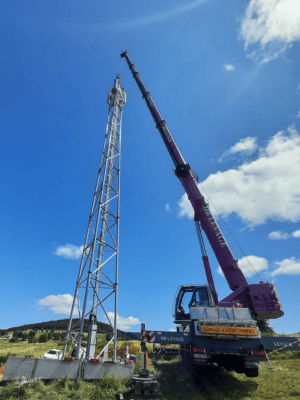 levage de pylône